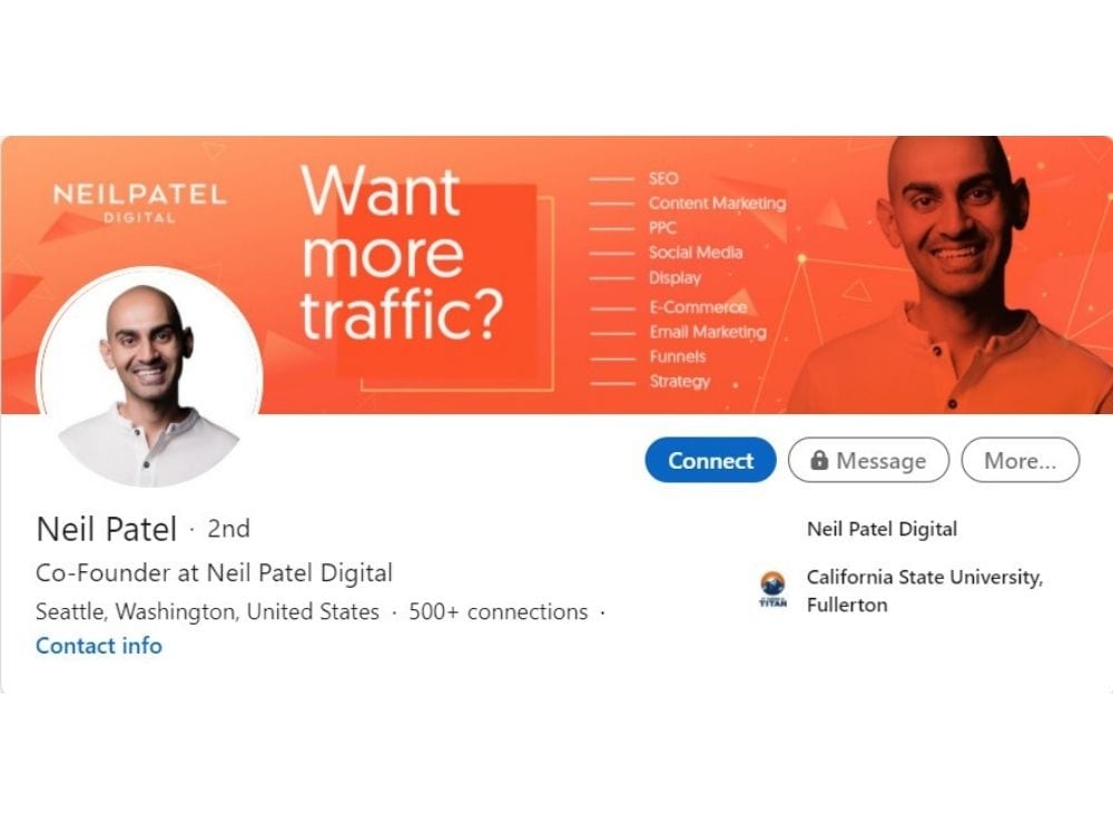 LinkedIn SEO, Neil Patel