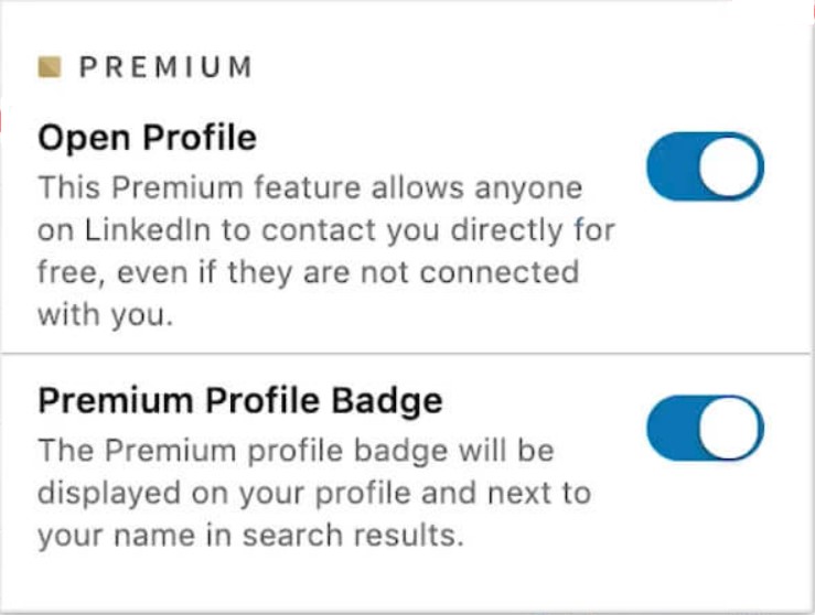 How to make your LinkedIn profile open