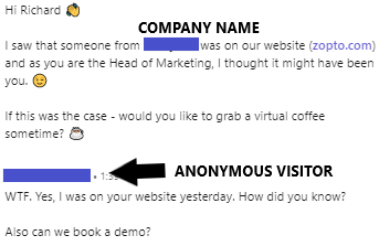 Growth Hack For Your Anonymous Visitors